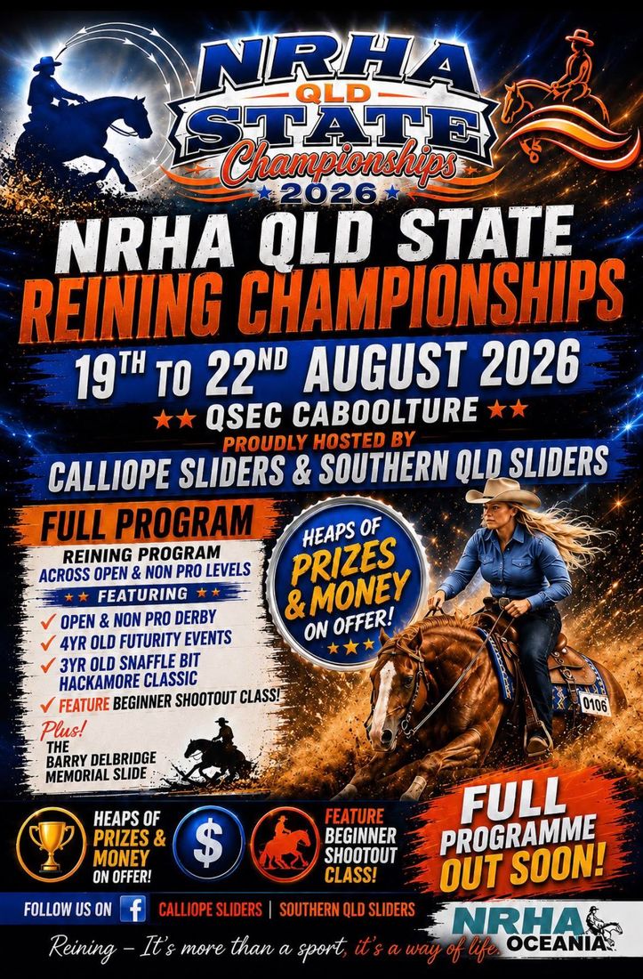 2026 NRHA Oceania State Show